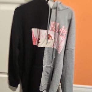 Anime Black and Gray Hoodie